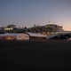 The Diamond Princess cruise ship sits docked at Daikoku Pier where it is being resupplied and newly diagnosed coronavirus cases taken for treatment as it remains in quarantine after a number of the 3,700 people on board were diagnosed with coronavirus, on February 10, 2020 in Yokohama, Japan.